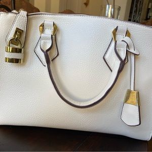 Charming Charlie Off White Satchel